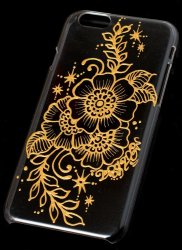 メヘンディ柄iPhone6/6Sケース 【Tag Me 英利花オリジナル】の商品写真