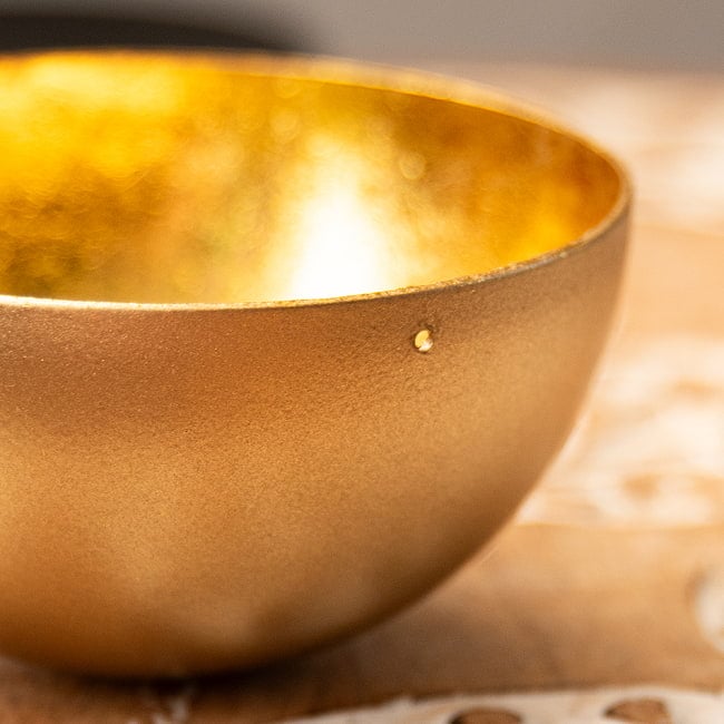 【24個セット】インテリアボウル 複雑な光沢が美しい 礼拝や小物入れなどに 直径：10cm程度 10 - 成形する上で、このような小さな穴が空いております。