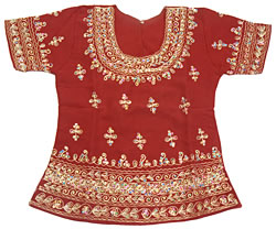 インドのドレス-チャニヤ・チョウリの商品写真 2枚目