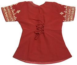 インドのドレス-チャニヤ・チョウリの商品写真 3枚目