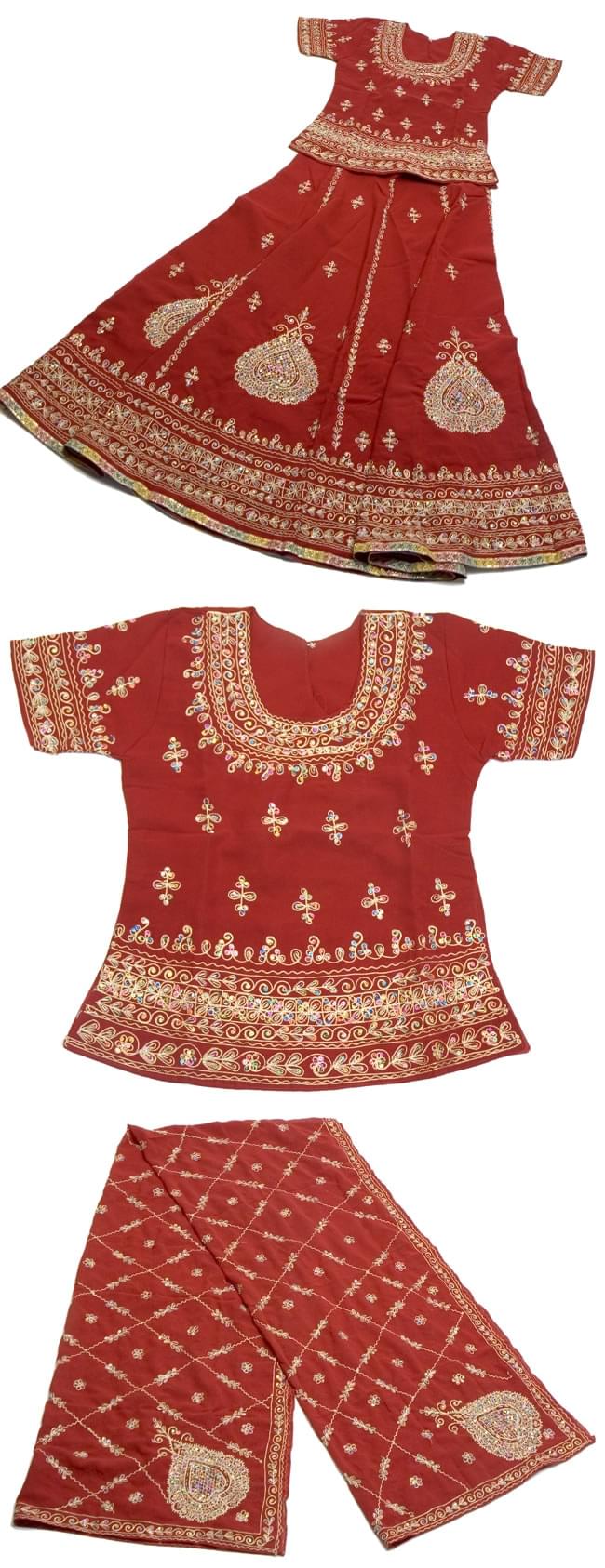 インドのドレス-チャニヤ・チョウリの商品写真 1枚目