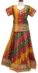 インドのドレス-チャニヤ・チョウリの商品写真