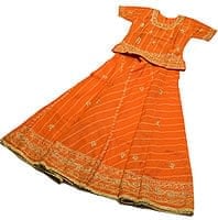インドのドレス-チャニヤ・チョウリ　【ワケあり品】の商品写真