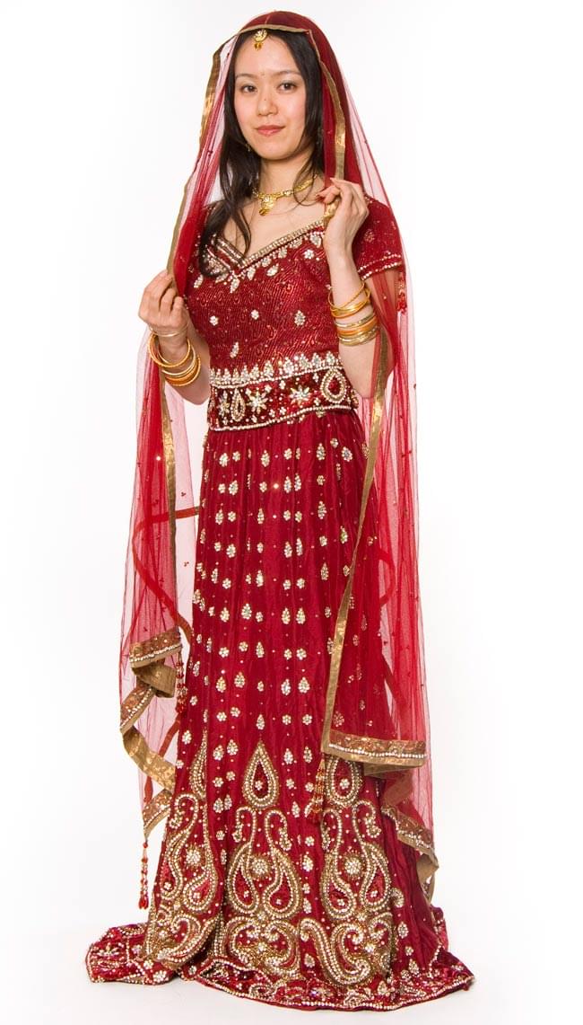 インドのウェディングドレス の通販[送料無料]