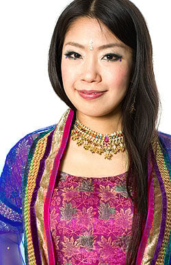 【1点物】インドのレヘンガ　【ピンク×青】 - サブ4