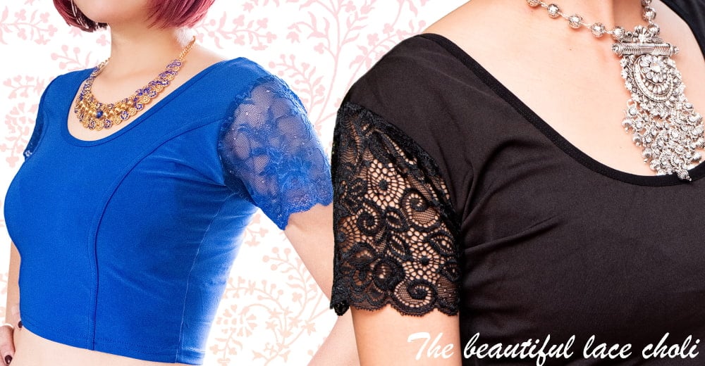 袖のレースが美しい ストレッチチョリの画像