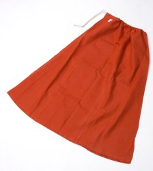 サリーの下に着るペチコート - 濃オレンジの商品写真