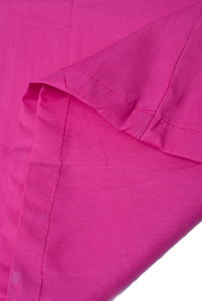 サリーの下に着るペチコート - ピンク 2 - 裾はこんな感じです