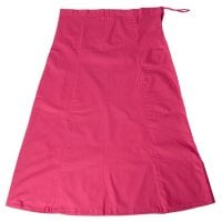 サリーの下に着るペチコート - 濃桃