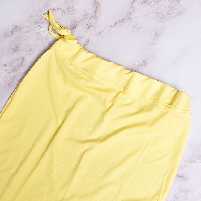 ストレッチだから履きやすい サリーの下に着るペチコート 11 - レモンクリーム