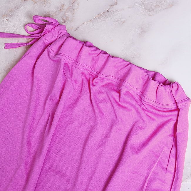 ストレッチだから履きやすい サリーの下に着るペチコート 18 - パープルピンク