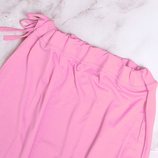 ストレッチだから履きやすい サリーの下に着るペチコート 19 - ベビーピンク