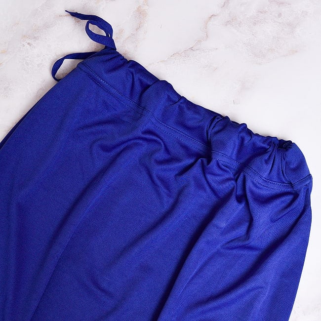 ストレッチだから履きやすい サリーの下に着るペチコート 24 - ブルー