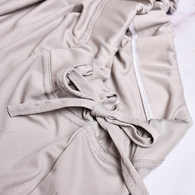 ストレッチだから履きやすい サリーの下に着るペチコート 9 - キュッと縛りやすい紐タイプ