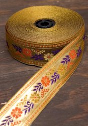 金色チロリアンテープ-メーター売〔中幅 約4cm〕の商品写真