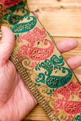 [幅:約6.5cm]マハラーニ風 ゴージャス チロリアンテープ[50cm売り]の商品写真