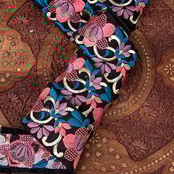 【極太幅7.5cm】 チロリアンテープ-メーター売 - 石楠花 - サブ3