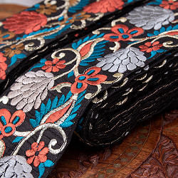 【極太幅7.5cm】 チロリアンテープ-メーター売 - 曼珠沙華 - サブ2