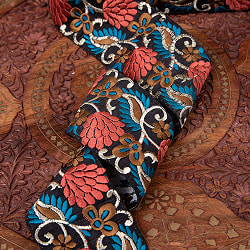 【極太幅7.5cm】 チロリアンテープ-メーター売 - 曼珠沙華 - サブ3