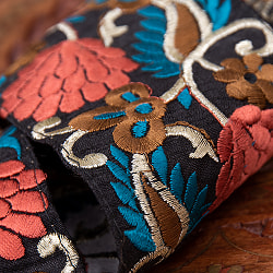 【極太幅7.5cm】 チロリアンテープ-メーター売 - 曼珠沙華 - サブ4