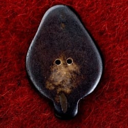 水牛の角ボタン[5個セット] - 約4cm ×約3cmきのこ - サブ3