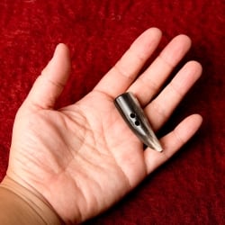 水牛の角ボタン[5個セット] - 約3cm角 - サブ4