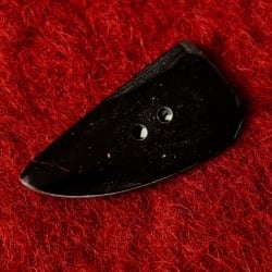 水牛の角ボタン[5個セット] - 約4.5cm×約2cm平角 - サブ2
