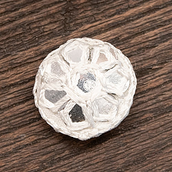 【6個入】インドの小さなくるみボタン　ミラー - サブ2