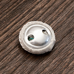 【6個入】インドの小さなくるみボタン　ミラー - サブ4