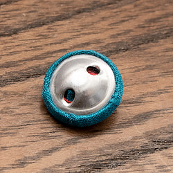 【6個入】インドの小さなくるみボタン　キラキラお花 - サブ3