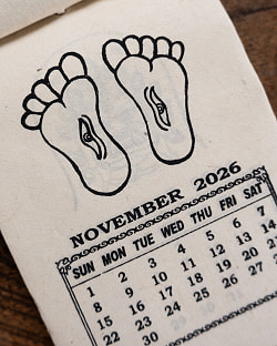 【2026年度版】手のひらサイズのネパールのカレンダー ブッダアイ - サブ3