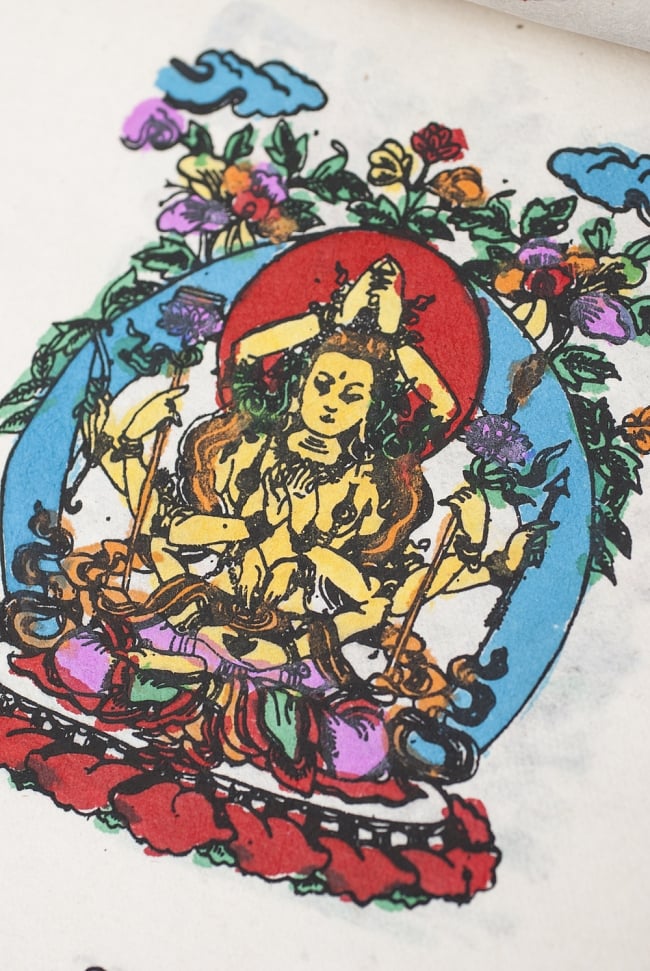 【New Year 2017年度版】ネパールのカレンダー - ブッダマンダラ 4 - 一年を通してアジアを身近に感じられる素敵なカレンダーです。