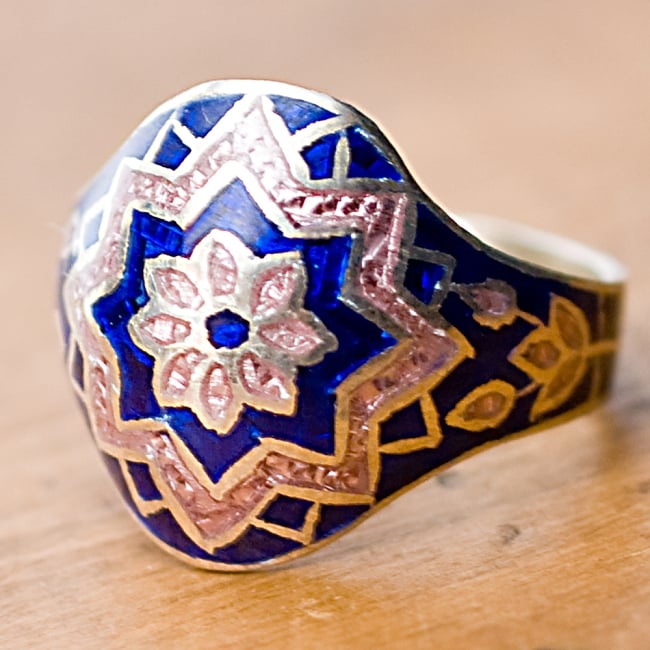 ムガルのシルバーリング　【シルバー925】の写真1枚目です。ムガル帝国の風格漂う美しい指輪です！マハラジャジュエリー,シルバー,925,指輪