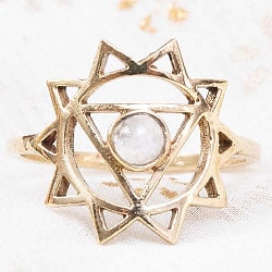 天然石が入ったチャクラリング　マニプラ - サブ2