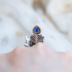 インドモチーフの大ぶりリング　ピーコック - サブ4