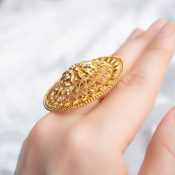 インドのゴールド曼荼羅リング - サブ4