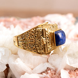 美しさに隠された秘密　ラピスラズリのシークレット王族リング - サブ3