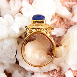 美しさに隠された秘密　ラピスラズリのシークレット王族リング - サブ5