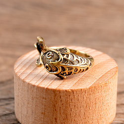 【安心のフリーサイズ】まんまるおめめがキュートなおさかなリング - サブ3