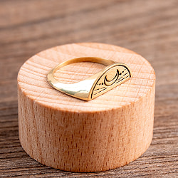 【2点セット】重ね付け　月と太陽のゴールドリング - サブ3