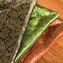 金糸入りのインド伝統柄クッションカバー　曼荼羅 - サブ3