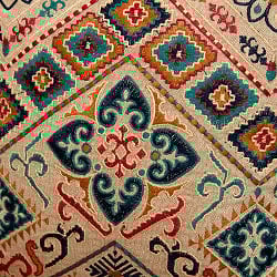 格子柄のコットンクッションカバー - サブ5