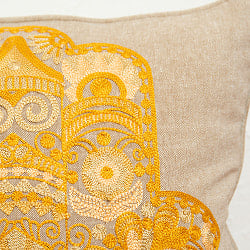 身を守る護符 ハムサの手 刺繍クッションカバー - サブ5