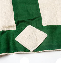 チベットのレストランのれん - 緑 - サブ5