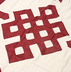 チベットのレストランのれん - えんじ - サブ2