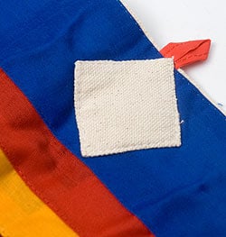 チベットのレストランのれん - えんじ - サブ3