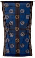 インドのコットンカーテン【ラムナミ】 - 紺&黒系の商品写真