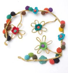 お花のワイヤーデコレーション 【黄色系】の商品写真