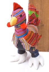 モン族の手作りぬいぐるみ - にわとりの商品写真