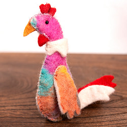 優しいぬくもり ネパールフェルトのフィンガーパペット - サブ2